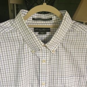 Eddie Bauer Men’s Wrinkle Resistant Shirt. TXL